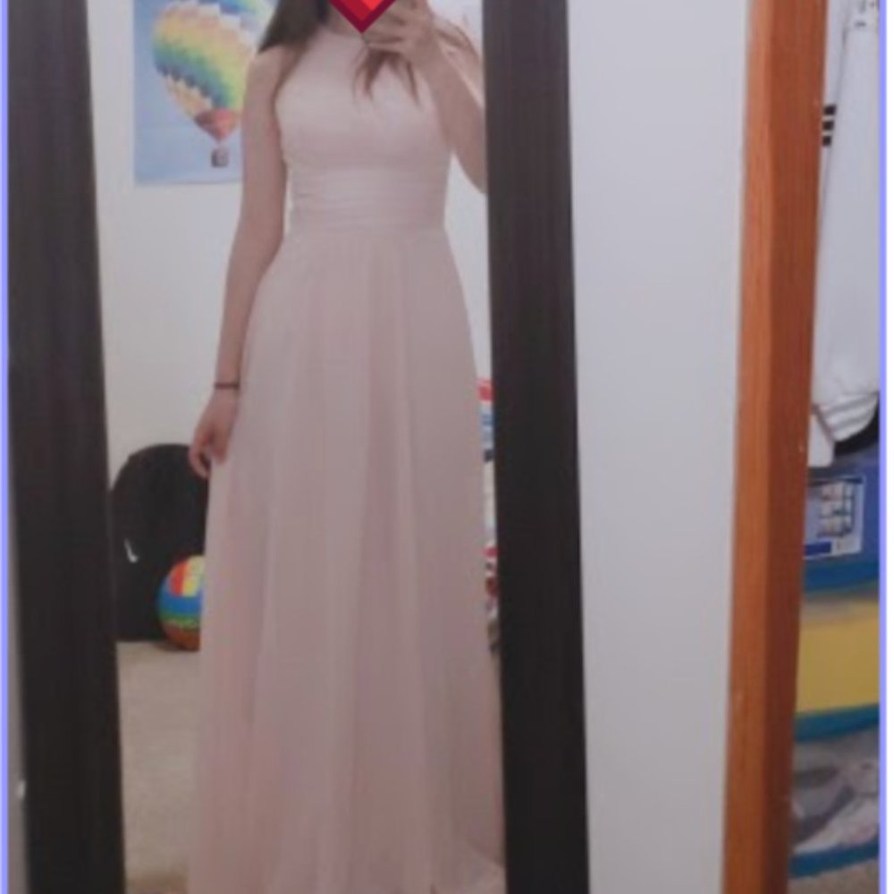 Blush Pink Bridesmaid Dress